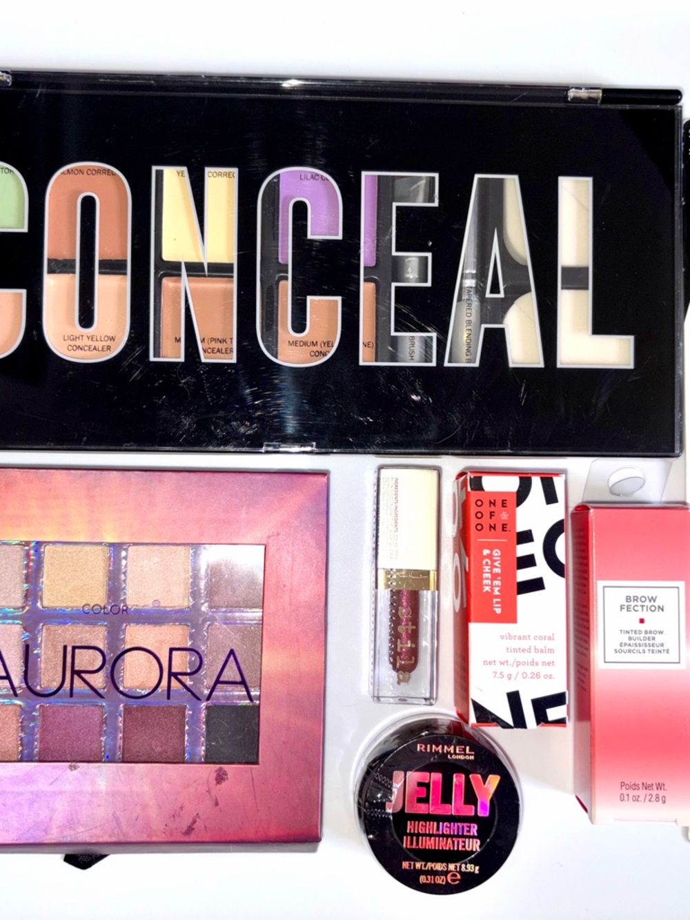 7 PC Makeup Lot: Profusion Concealer, Stila Gloss, Aurora Co Eye Shadow, & MORE!